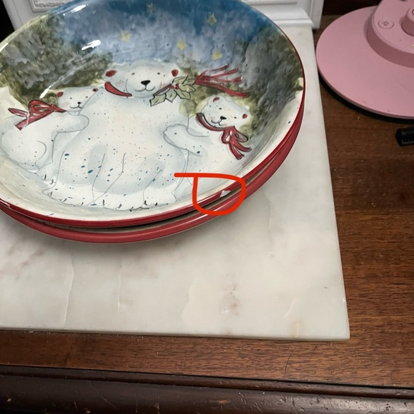 Certified International Susan Winget Christmas Bowls Set of 3 - Picture 4 of 10